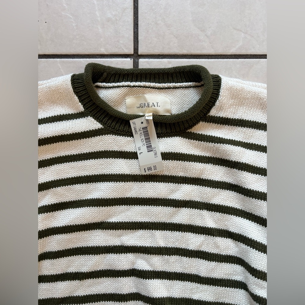 BNWT The Great. Roll Neck Pullover Sweater - Picture 4 of 6